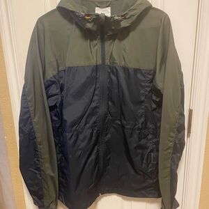 H&M Black and Khaki Windbreaker